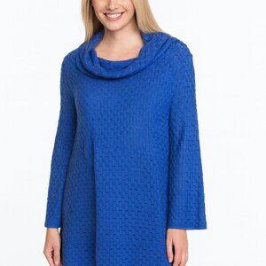 Ali Miles Tunic Top Size XL Long Lagenlook Flowy Artsy Relaxed Art to Wear